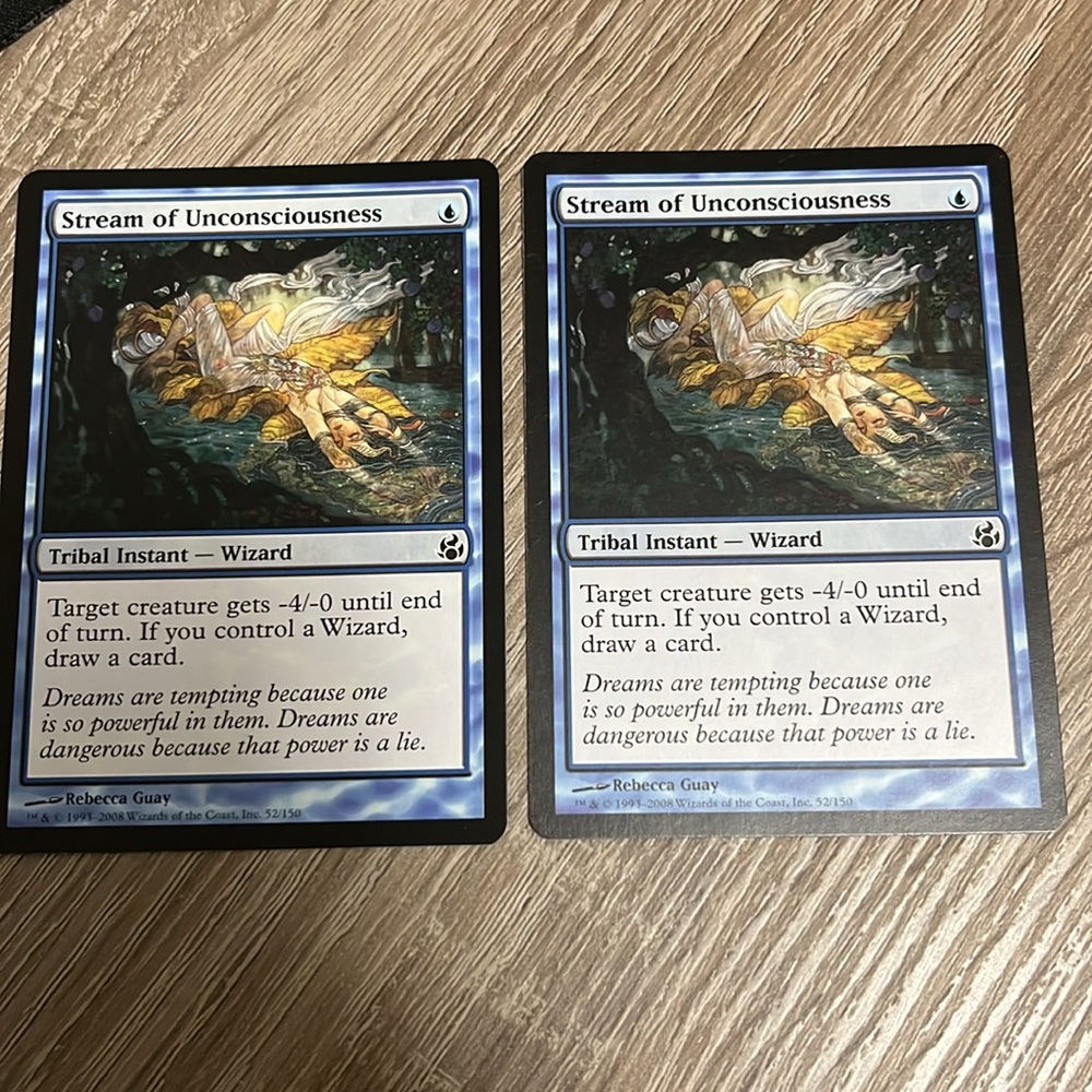 Magic the Gathering Deckmaster ‘Stream of Unconsciousness’